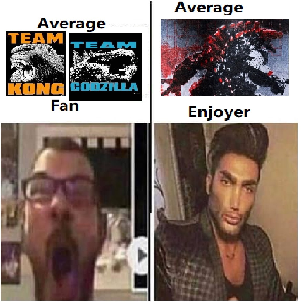 Top memes de average fan vs average enjoyer en español ) Memedroid