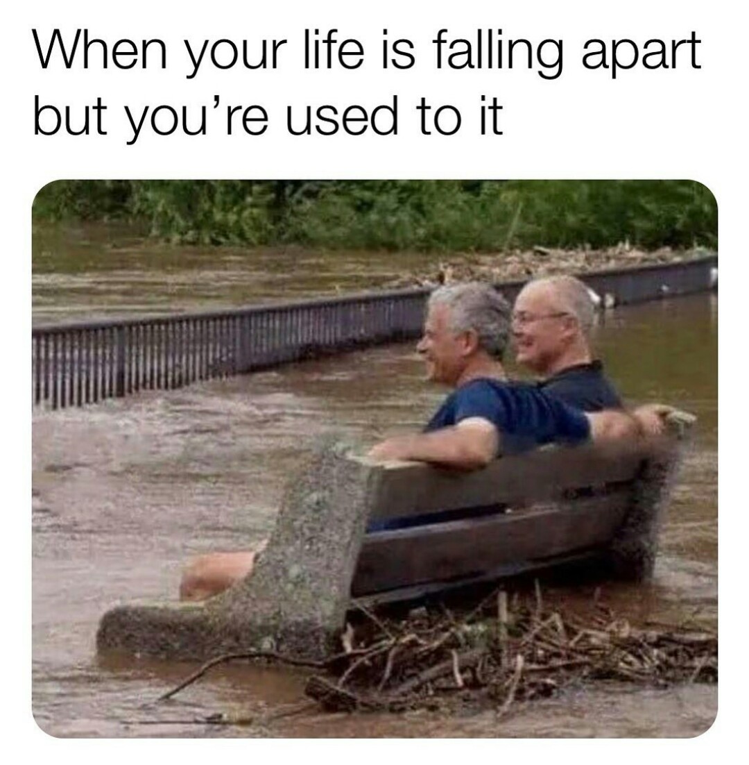 When life gets pretty messed up ,raise your middel finger! Meme by