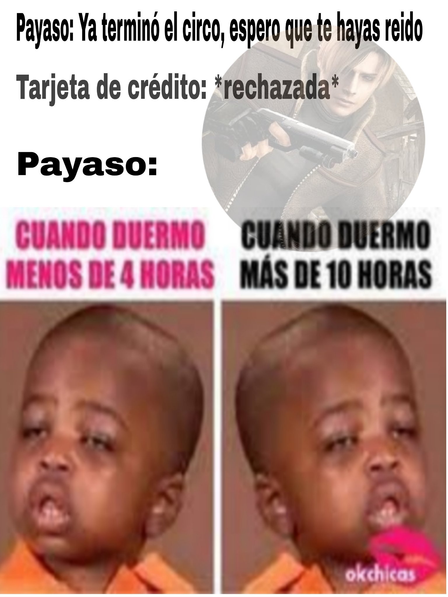 *se ríe tanto que le da un pardo cardíaco y muere* Meme subido por