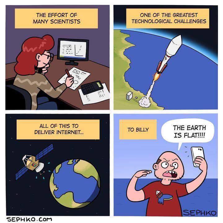 flat earth society Meme by Tuinlaaf ) Memedroid