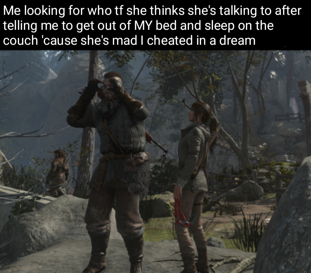 It's YOUR bed, she can sleep on the couch Meme subido por Yasakaachan