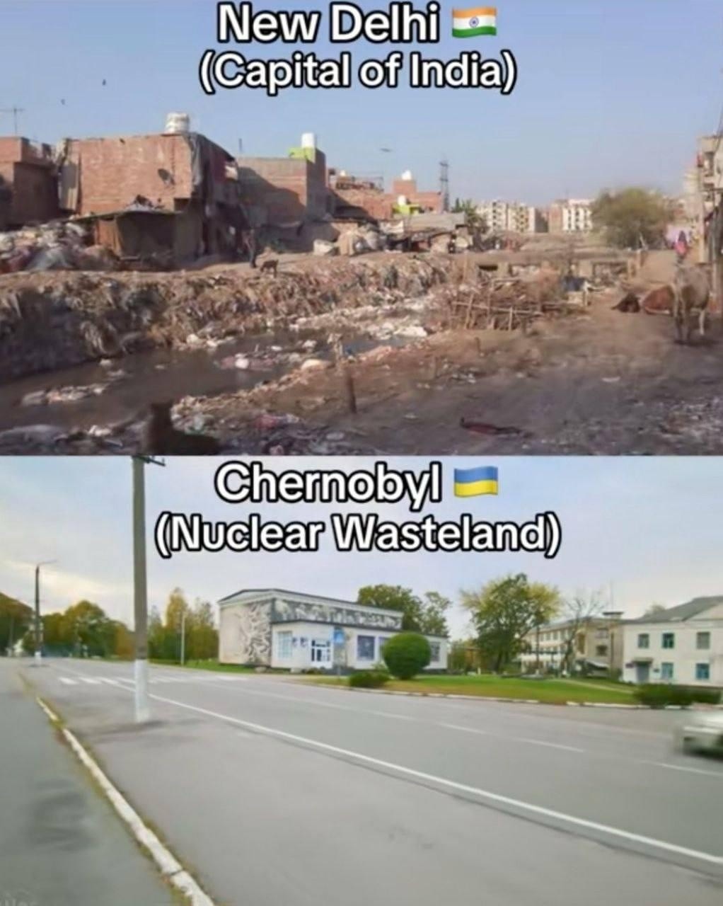 ﻿New Delhi (Capital @f India) Chemnobyl (WNuclear Wasteland)
