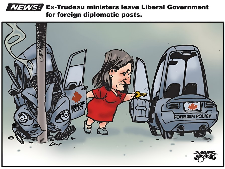 ﻿NEWSB Ex-Trudeau ministers leave Liberal Government for foreign diplomatic posts- FOREICNPOLICY hazzie]