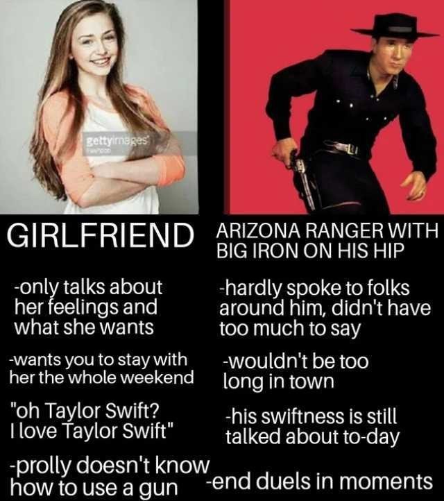 Big iron on his hip Meme by Rick_Dalton ) Memedroid