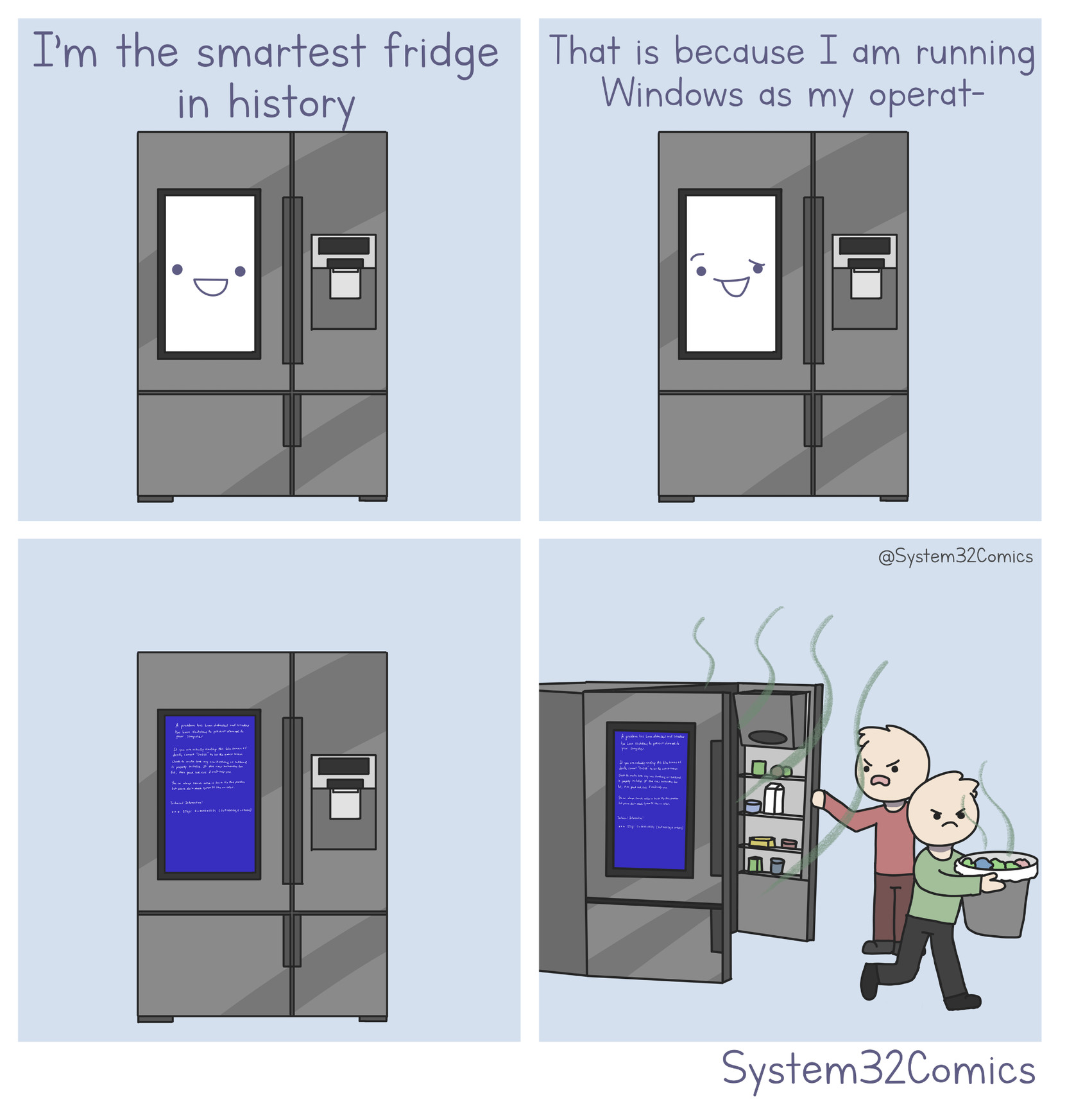 Samsung Smart Fridge Meme