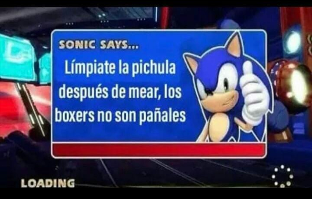 Sonic dice Meme subido por Dolphinsothe ) Memedroid