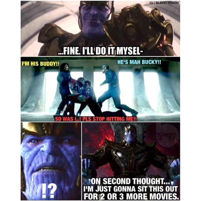 Thanos) Meme by AblonAppolyon ) Memedroid