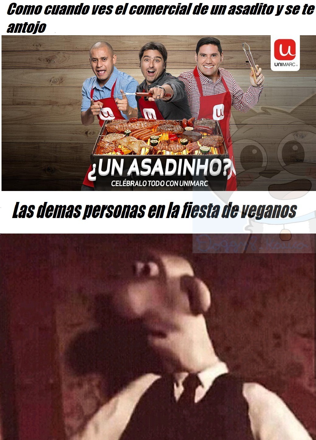 A llegar a casa a comer carne Meme subido por Doggy8_Kawaii ) Memedroid