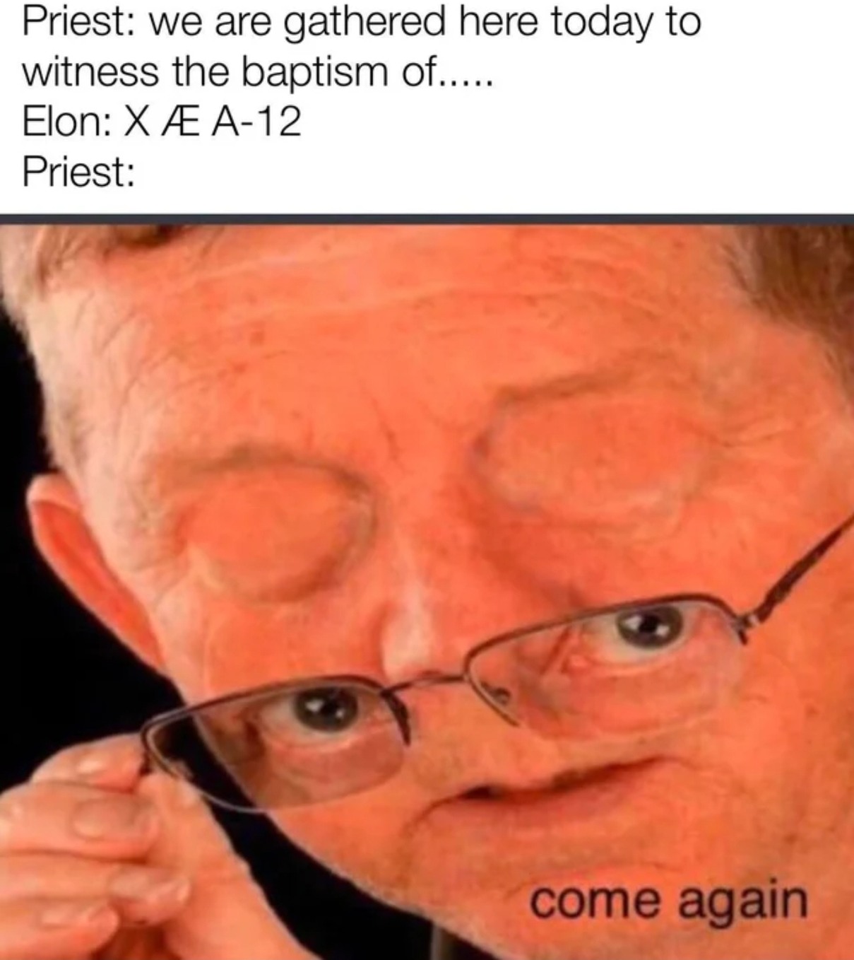 That's Elon Musks son's name; it's pronounced Kyle Meme by vixi48