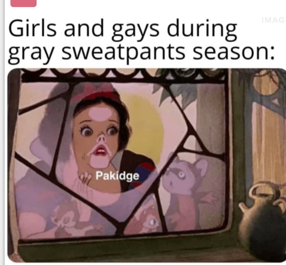 Gray sweatpants season Meme by Italstudboy ) Memedroid