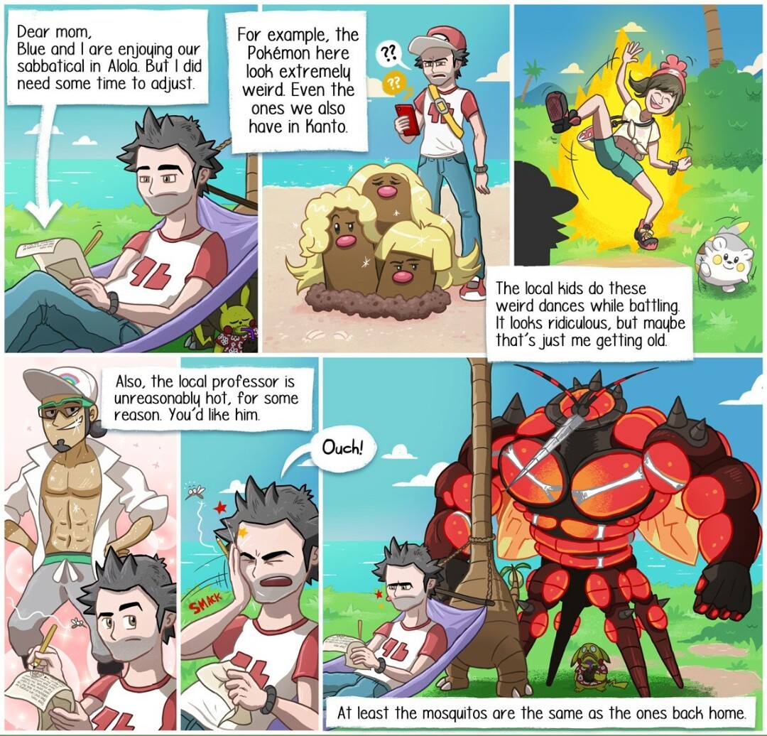 Red's Hollidays in Alola Meme by Synth_G2 ) Memedroid