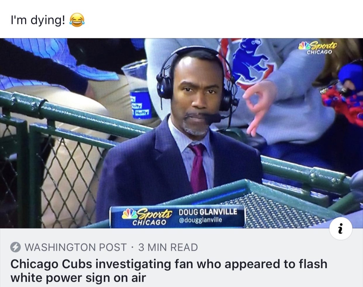 Damn. I had to look up where he lived so I can get punched. Clever Cubs