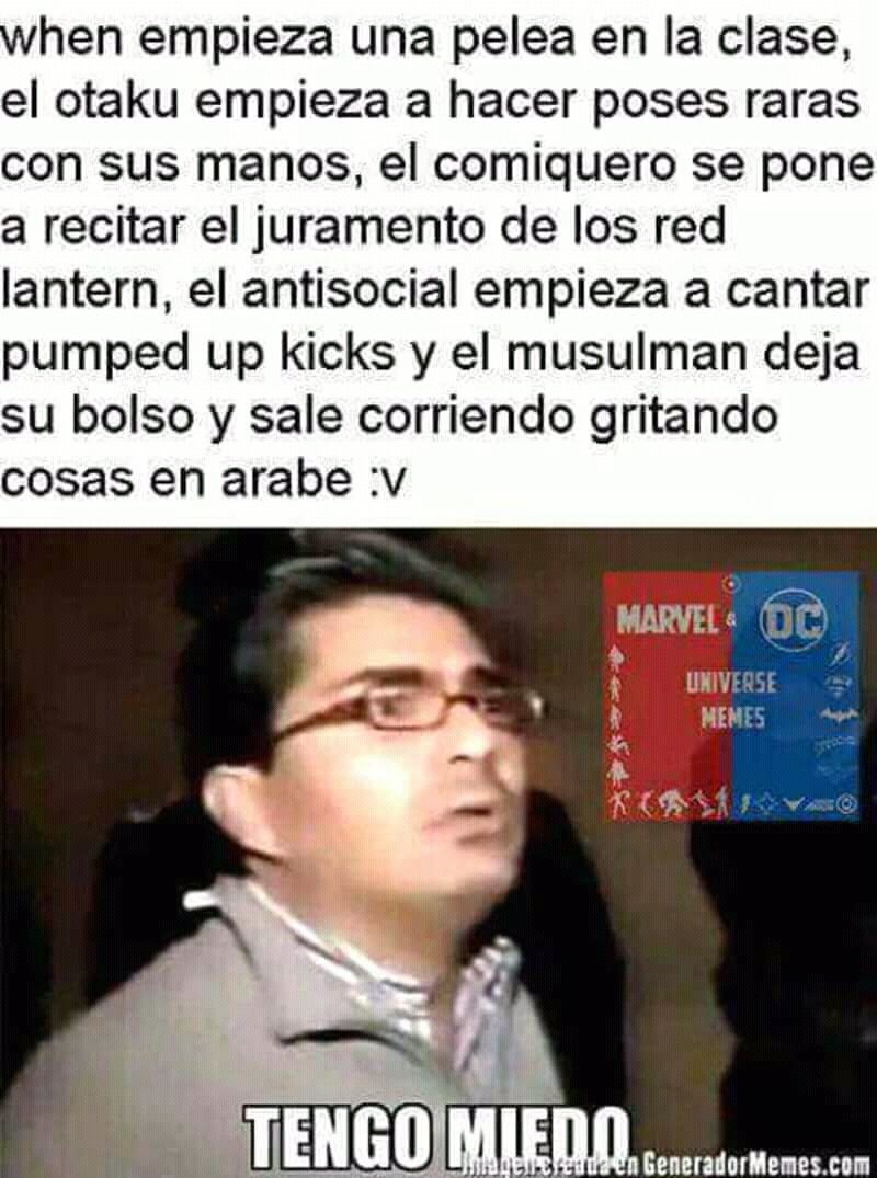 Miedo Meme subido por PanConDulceDeLeche0K ) Memedroid
