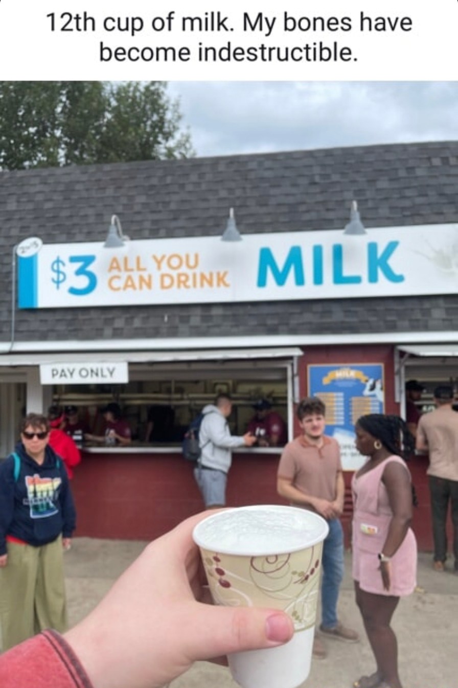 ﻿12th cup of milk bones have become indestructible_ 43845 RNK MILK Pay Only My