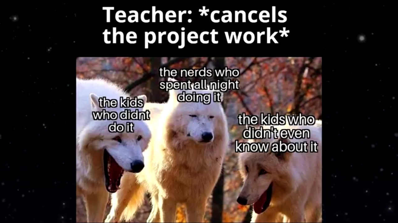 Relatable school meme Meme by Gokublack_rose11 ) Memedroid