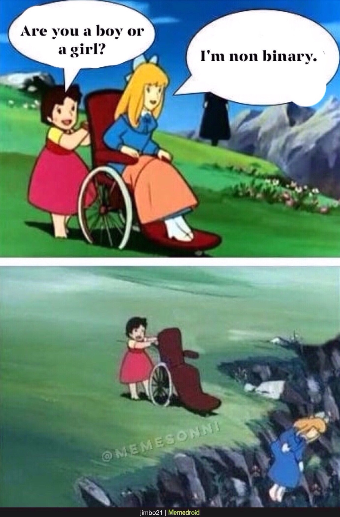 Spanish Non Binary Meme