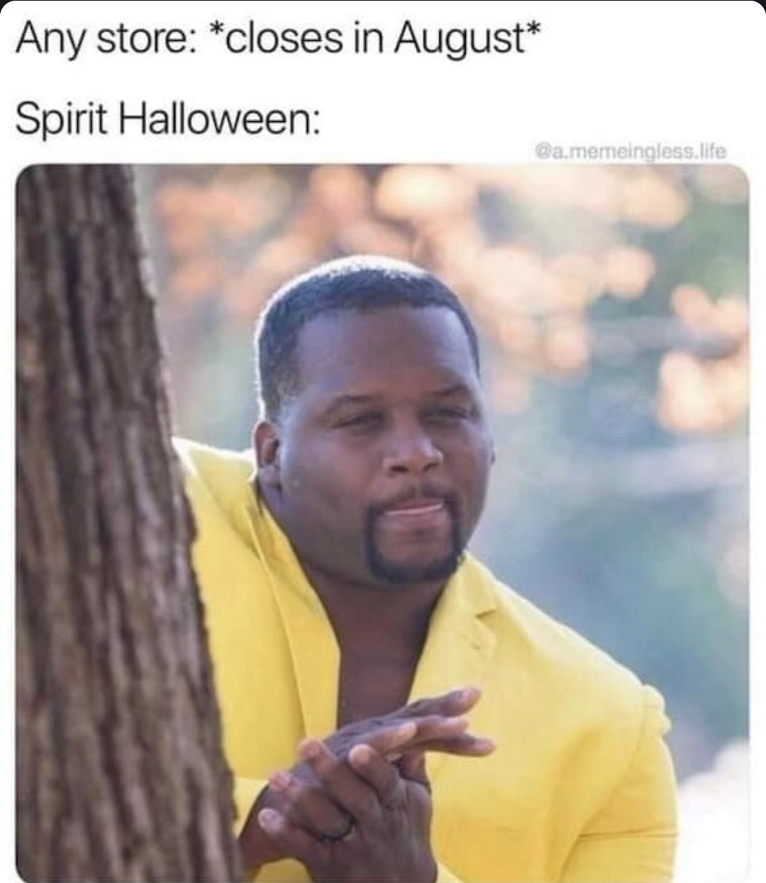 ﻿* store: closes in August Spirit Halloween: @a memeingless Ille Any