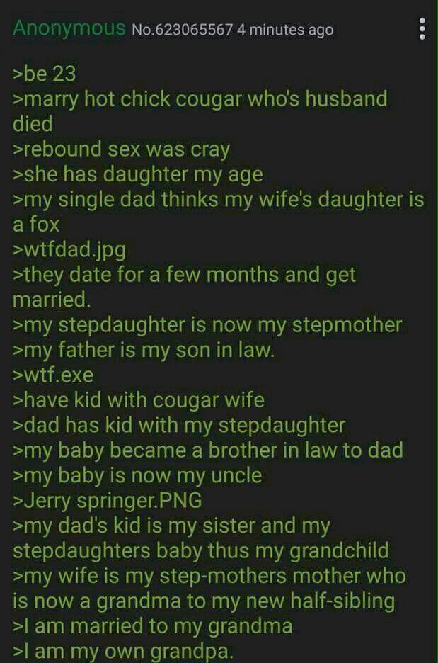 Does masturbating mean jacking off your grandpa? We shall never know