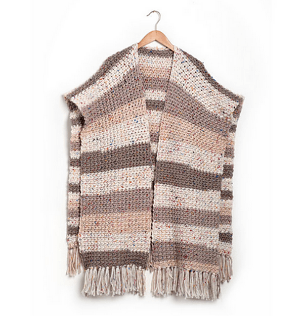 Ravelry Ruana pattern by Yarnspirations Design Studio