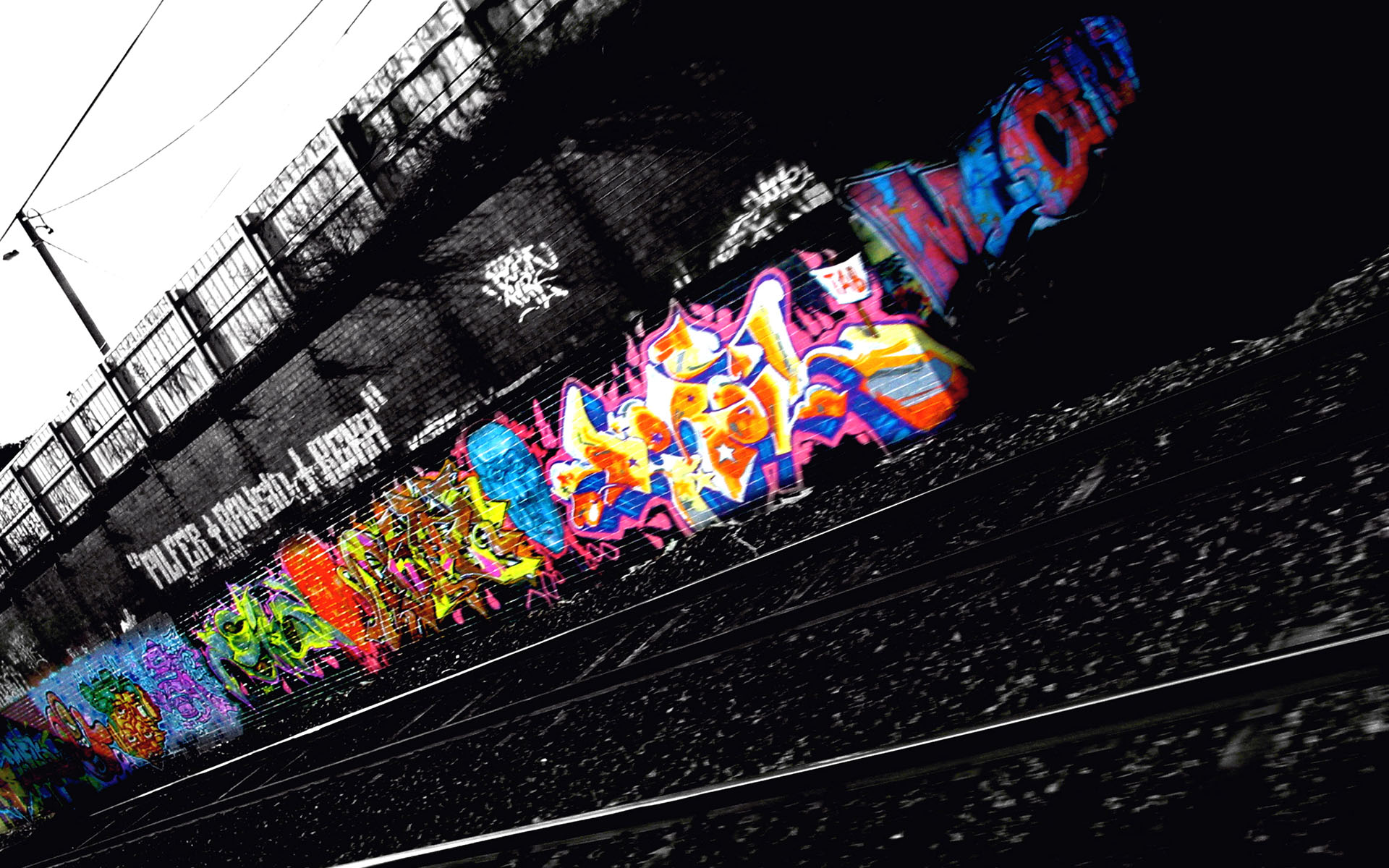 Vibrant Graffiti Art HD Wallpaper