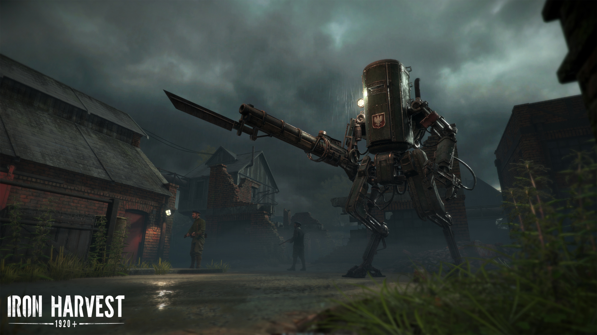 Iron Harvest Game HD Wallpaper Mech Combat Scene