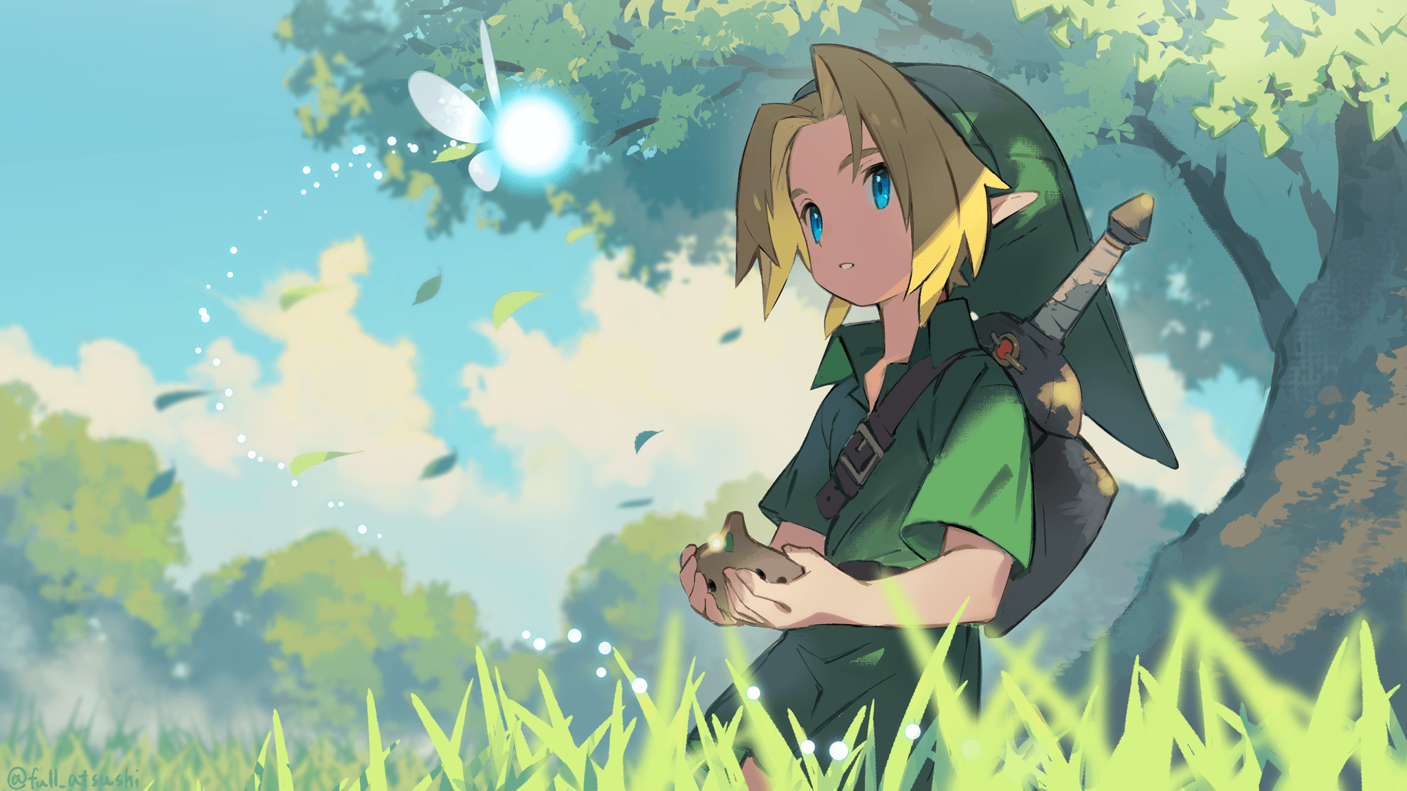 Legend Of Zelda Link Ocarina Of Time Wallpaper
