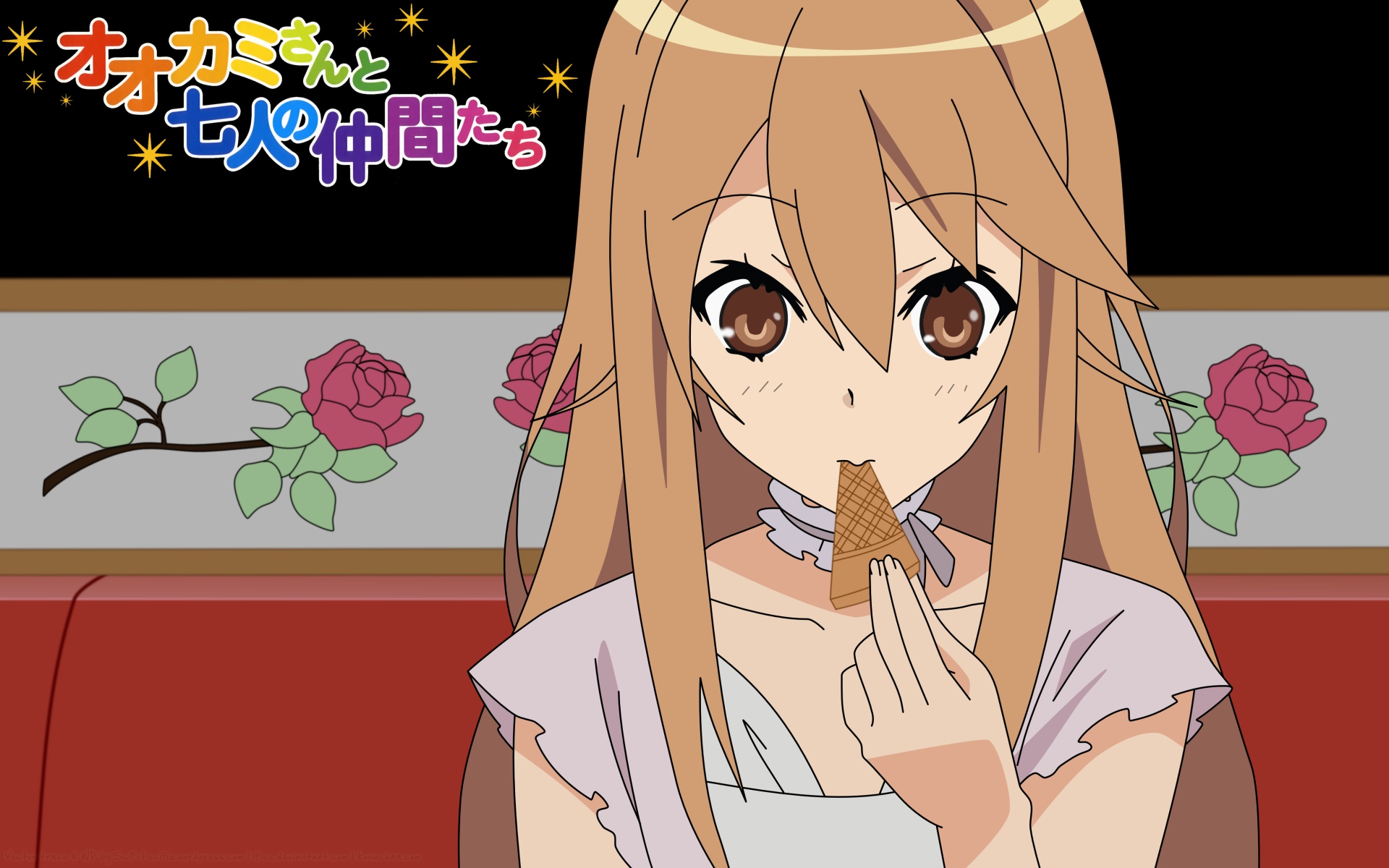 Ookamisan to Shichinin no Nakamatachi Full HD Wallpaper and