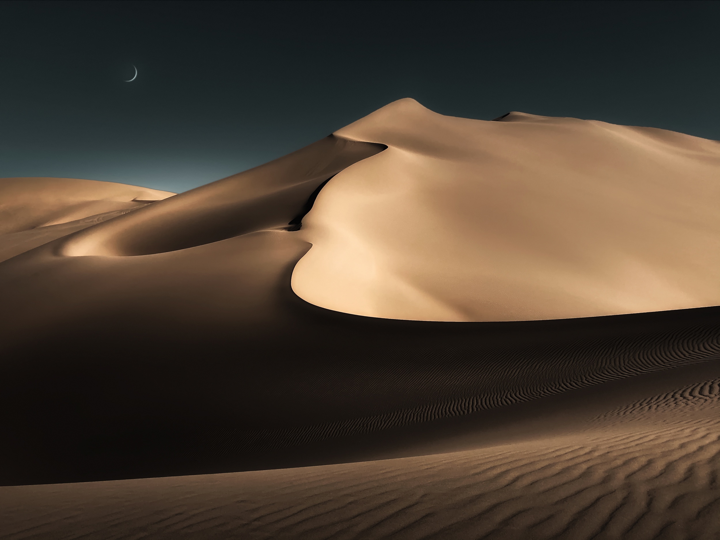 Sahara Desert At Night Wallpaper