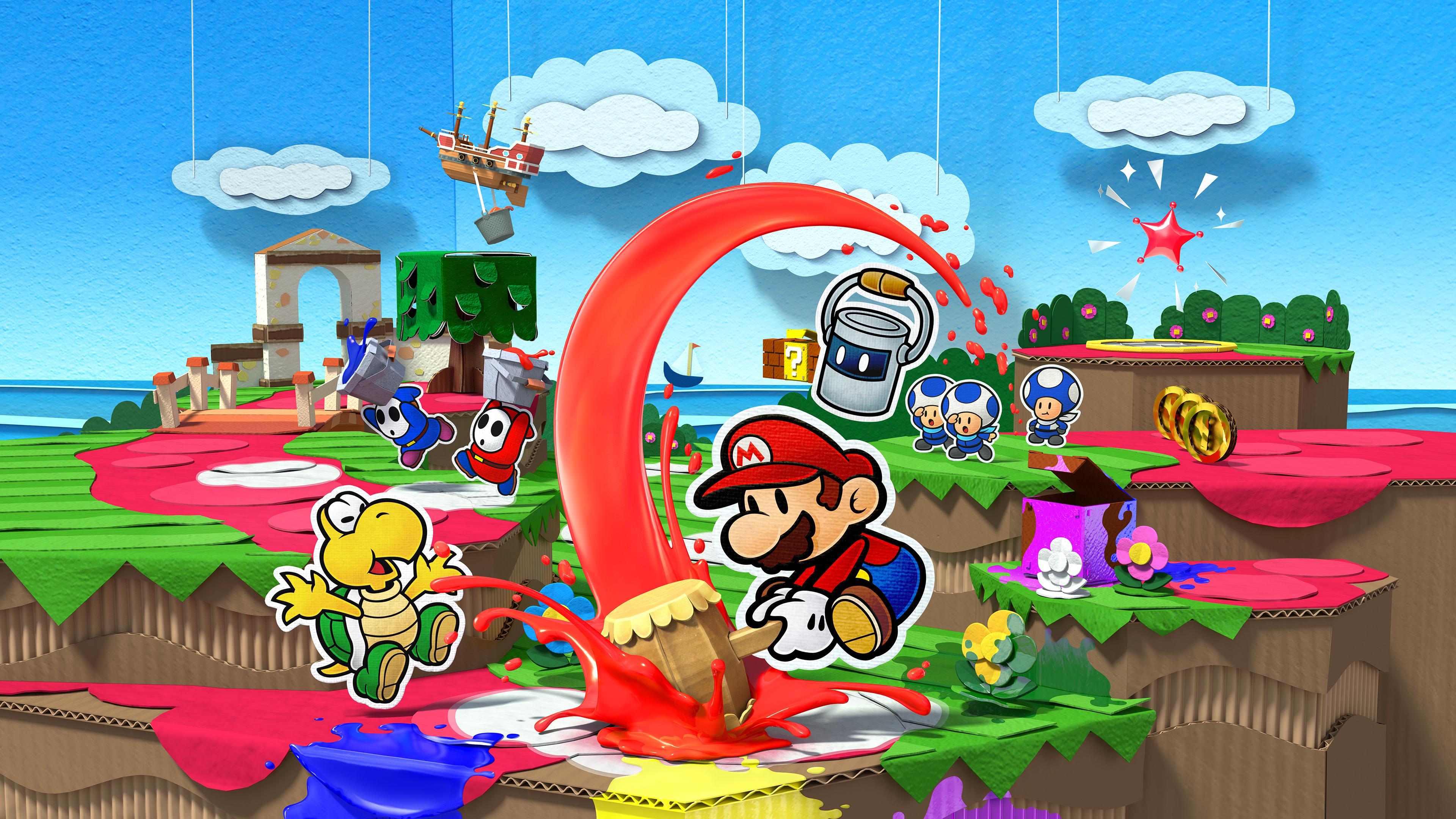 Paper Mario Color Splash HD Wallpapers and Backgrounds