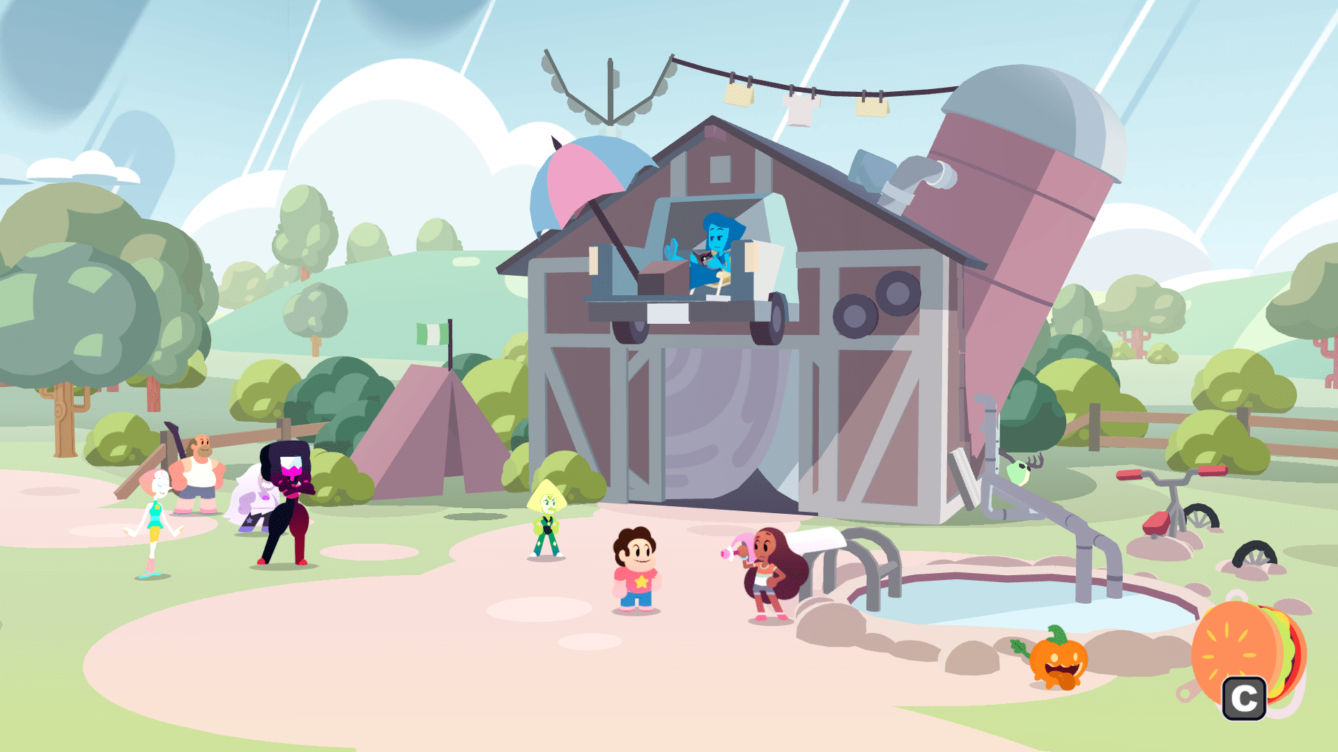 Friends at the Barn HD Wallpaper Background Image