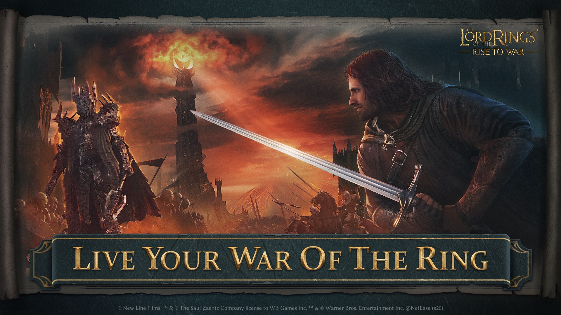Download Video Game The Lord Of The Rings Rise To War HD Wallpaper