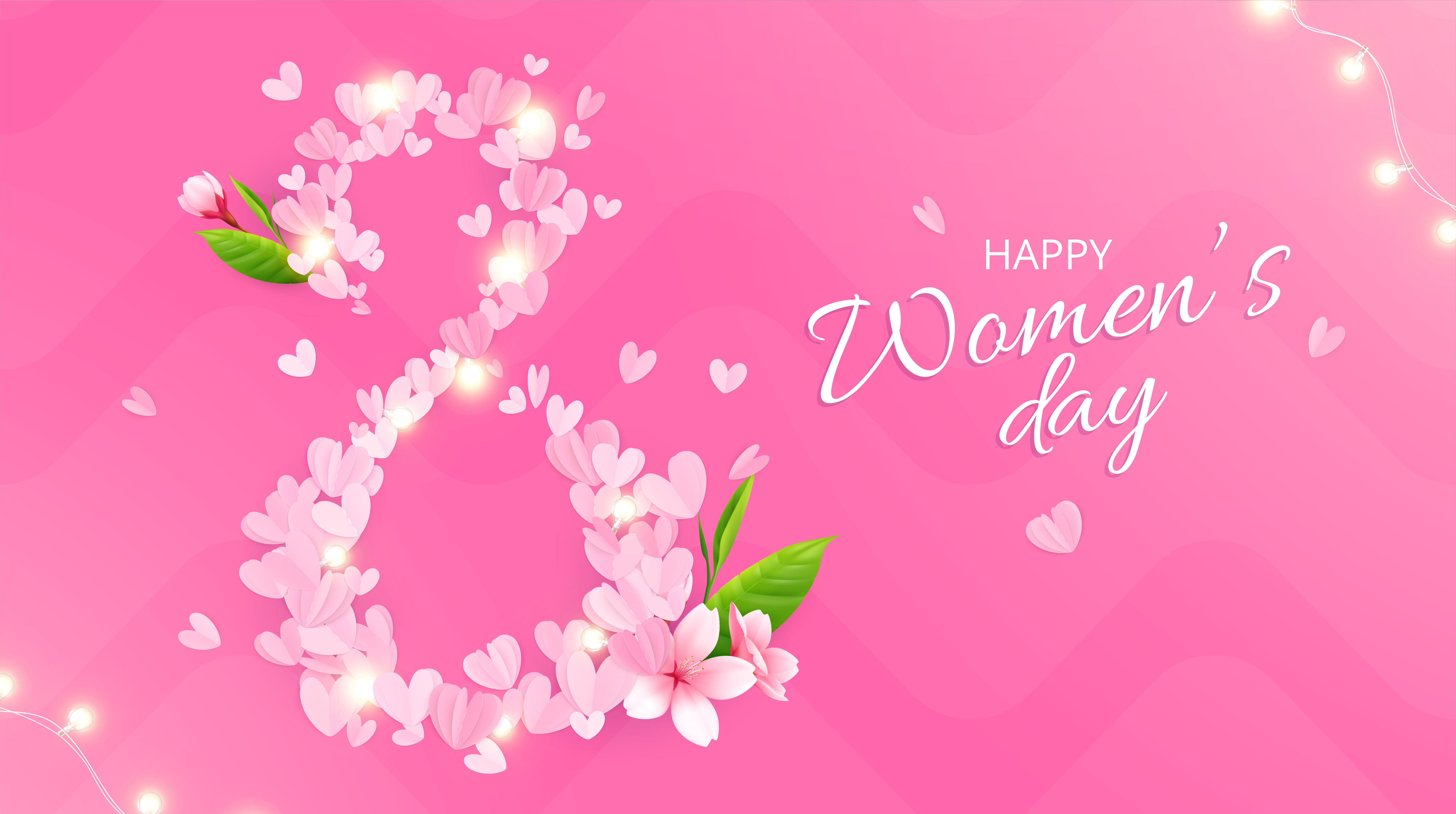 Download Holiday Women's Day 4k Ultra HD Wallpaper