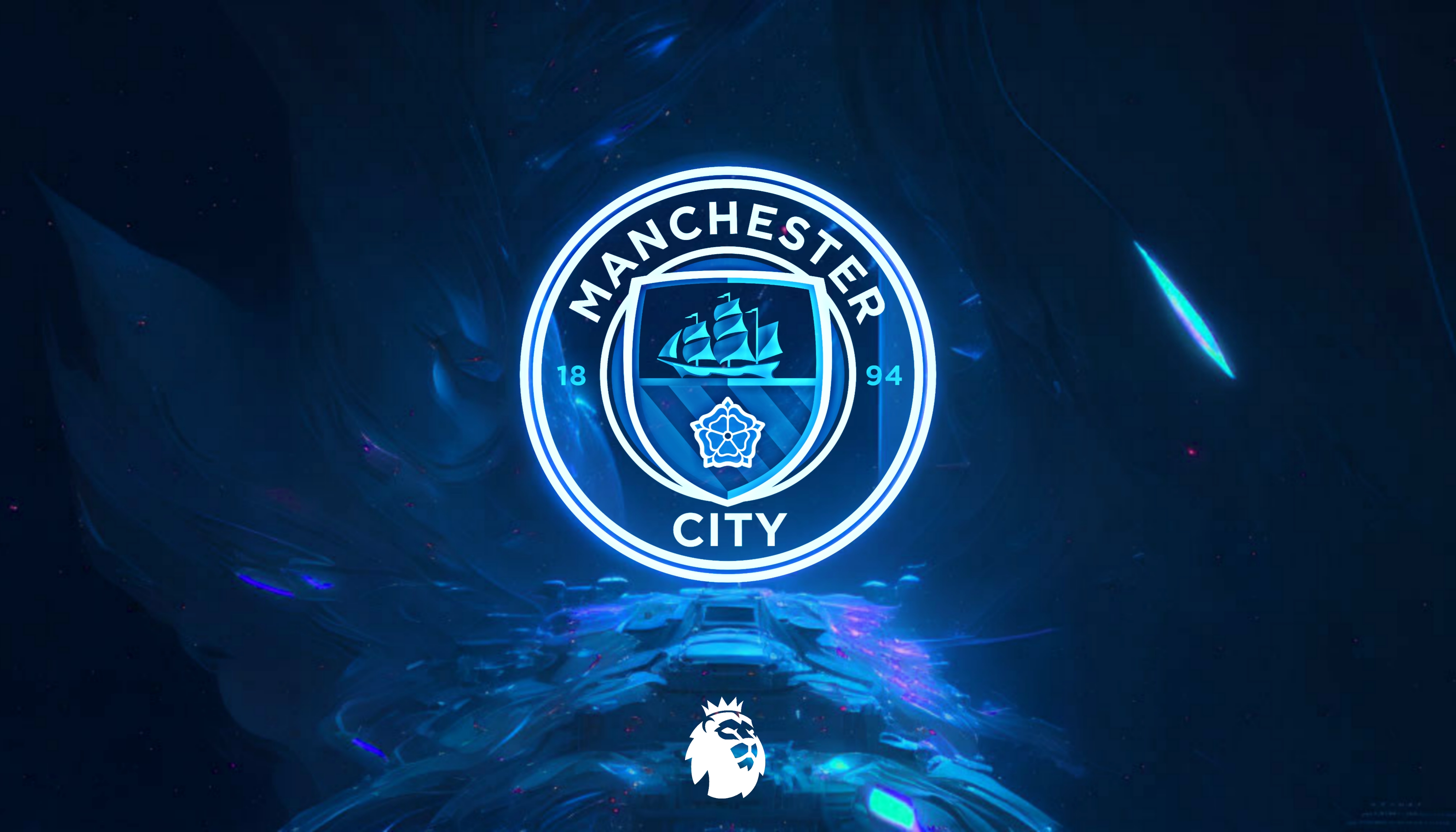 Manchester City Wallpaper New Logo I The New World Press(03)