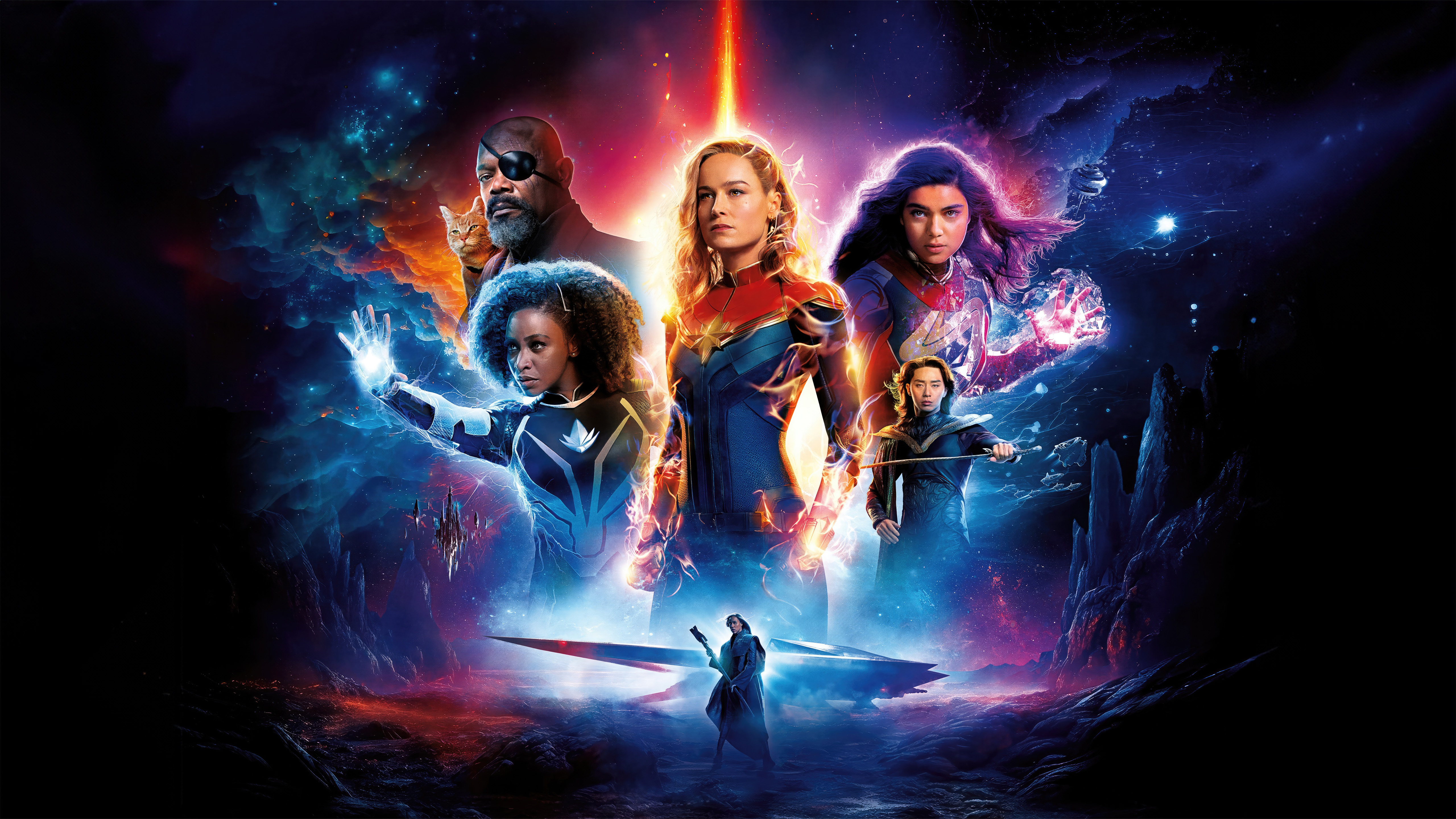 Download Movie The Marvels 4k Ultra HD Wallpaper