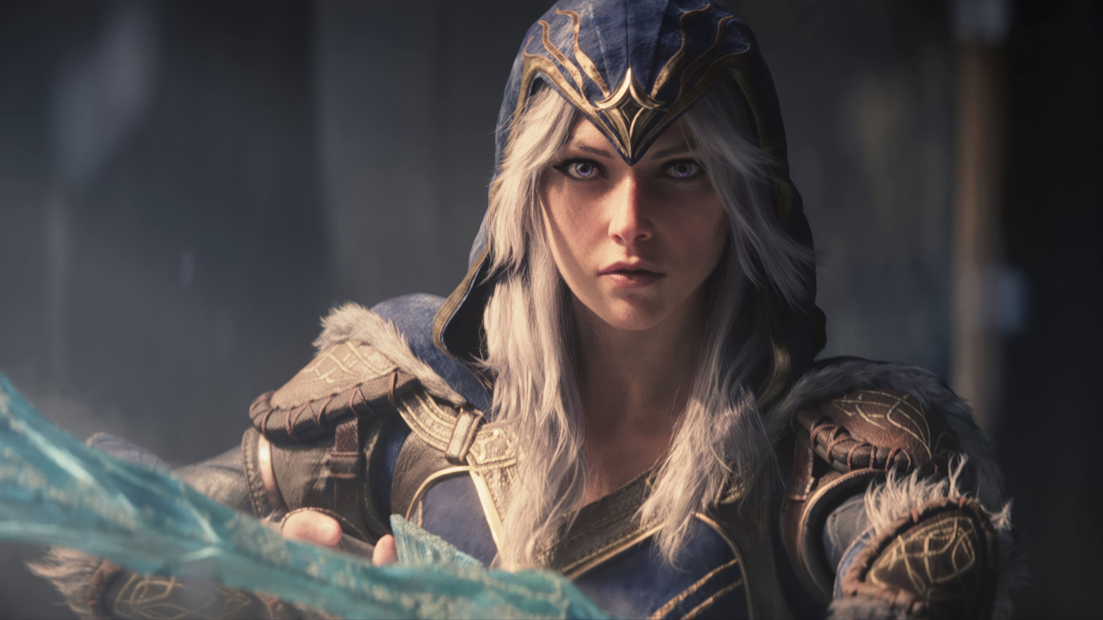 Ashe from League of Legends HD Wallpaper