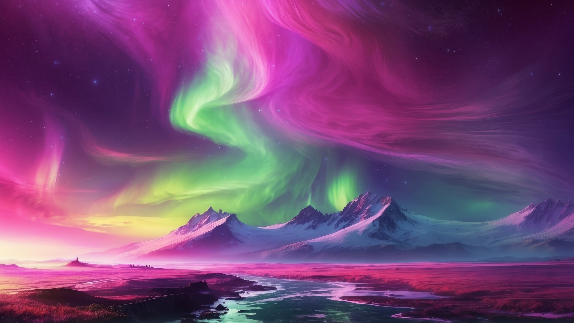 Aurora Borealis Light Display HD Wallpaper by QuantumCurator