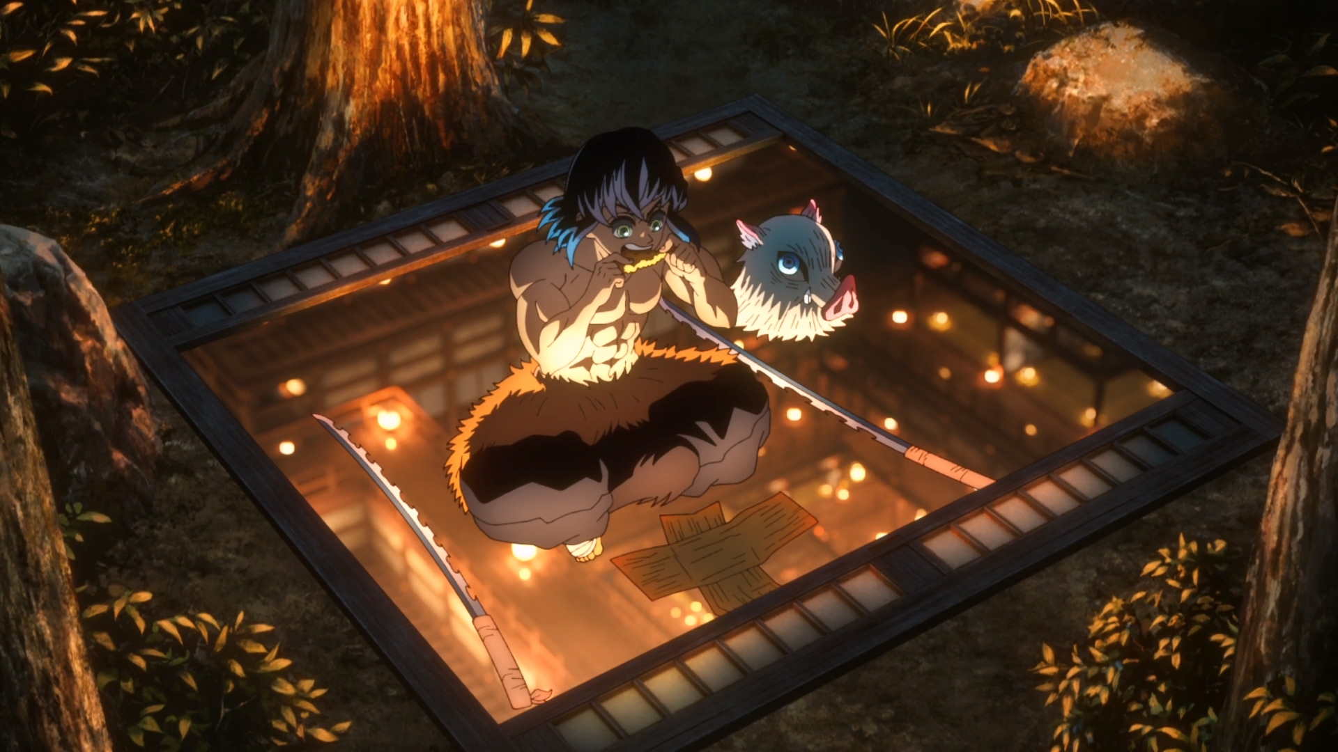 Inosuke Hashibira HD Wallpaper | Demon Slayer: Kimetsu no Yaiba Anime Art