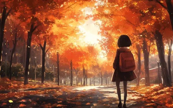 Autumn Anime Wallpapers And Backgrounds Free Hd Download 90