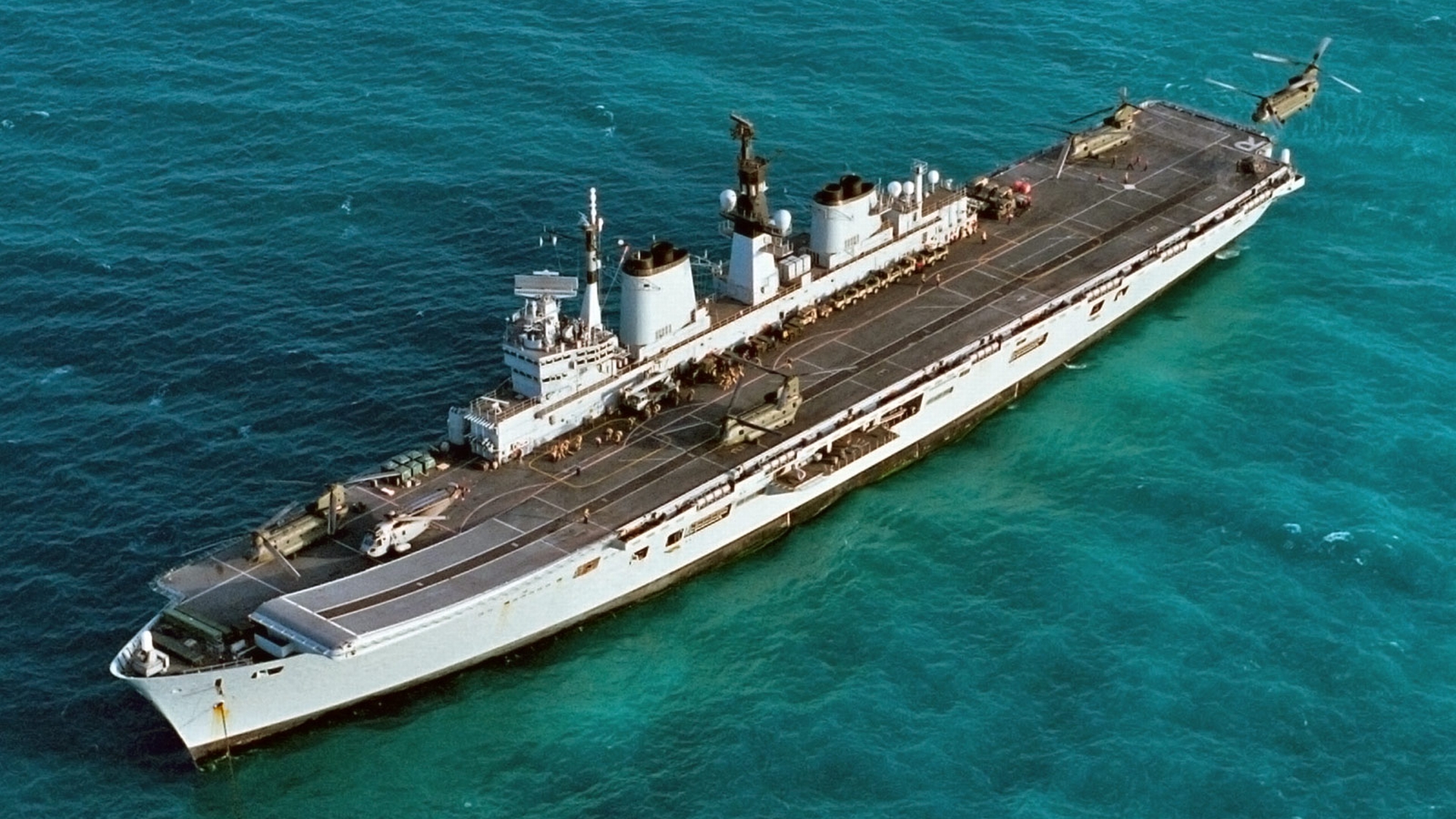 HMS Ark Royal (R07) HD Wallpaper Background Image 1920x1080