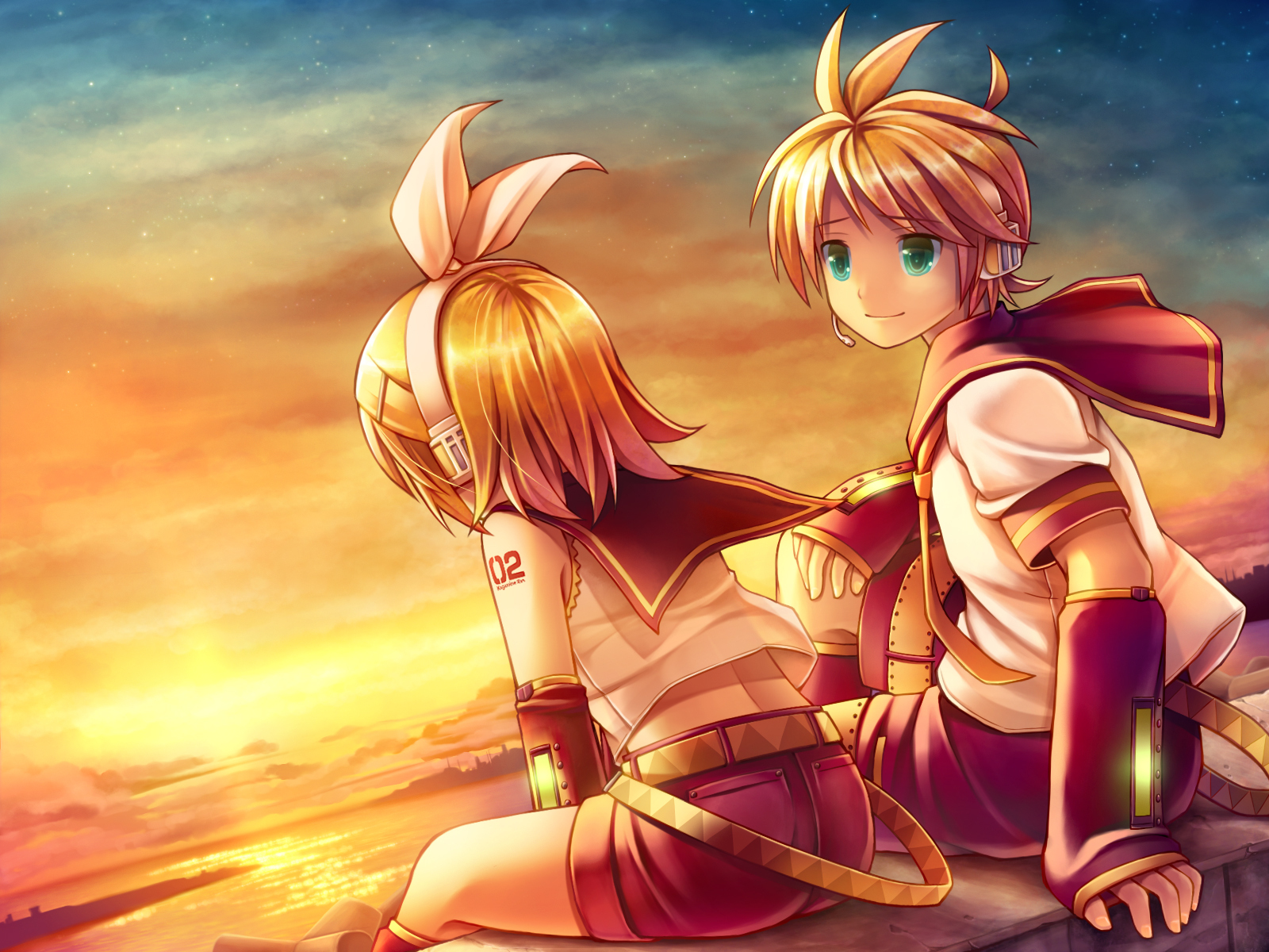 Kagamine Len & Rin Wallpaper and Background Image 1600x1200