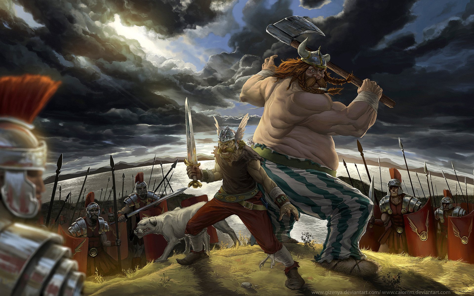 Asterix And Obelix Full HD Wallpaper and Background Image 1920x1200