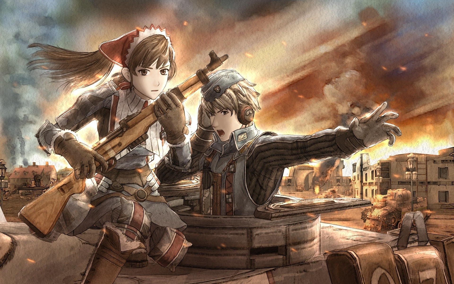 Valkyria Chronicles HD Wallpaper Background Image