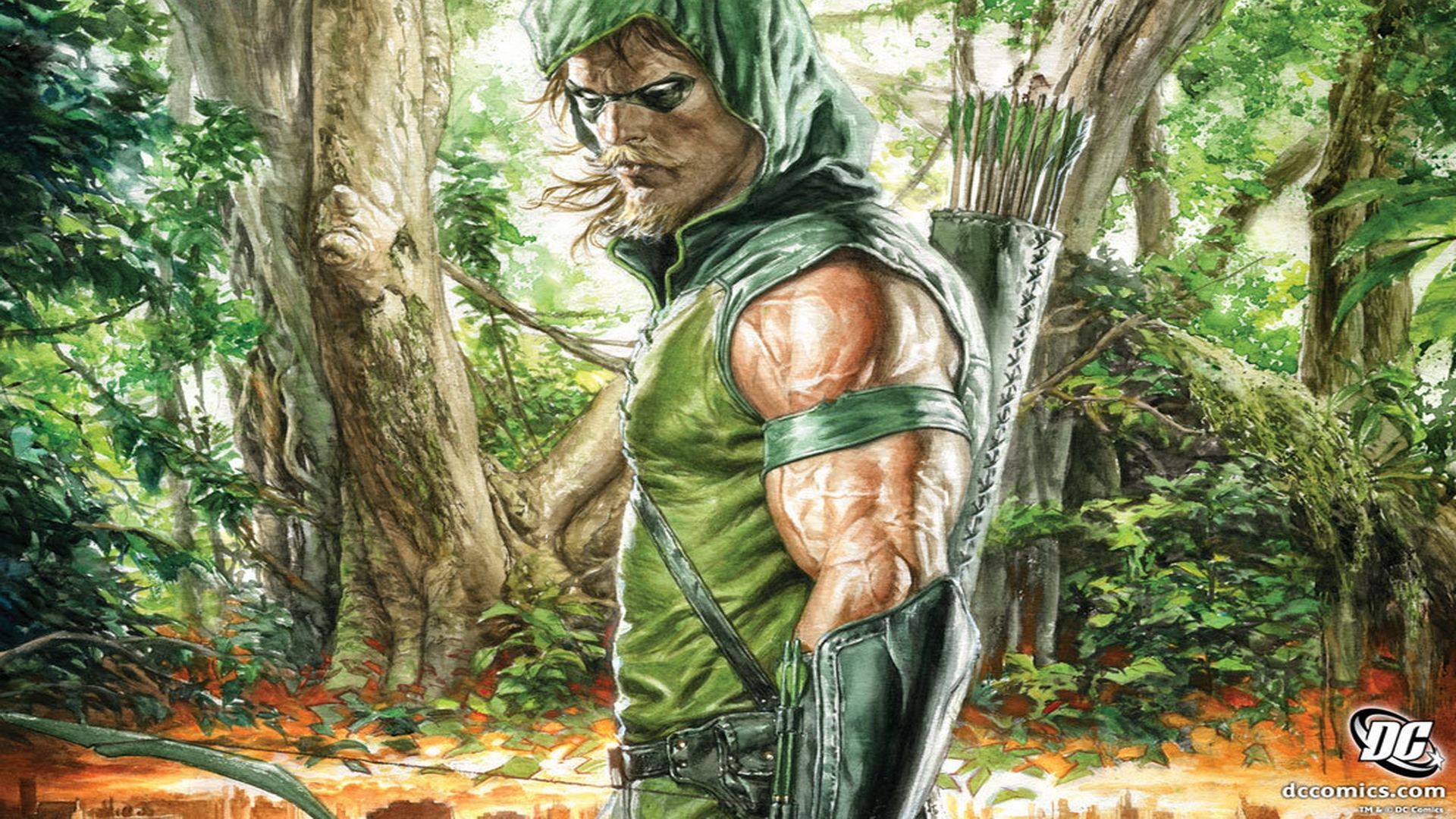Green Arrow HD Wallpaper Background Image 1920x1080