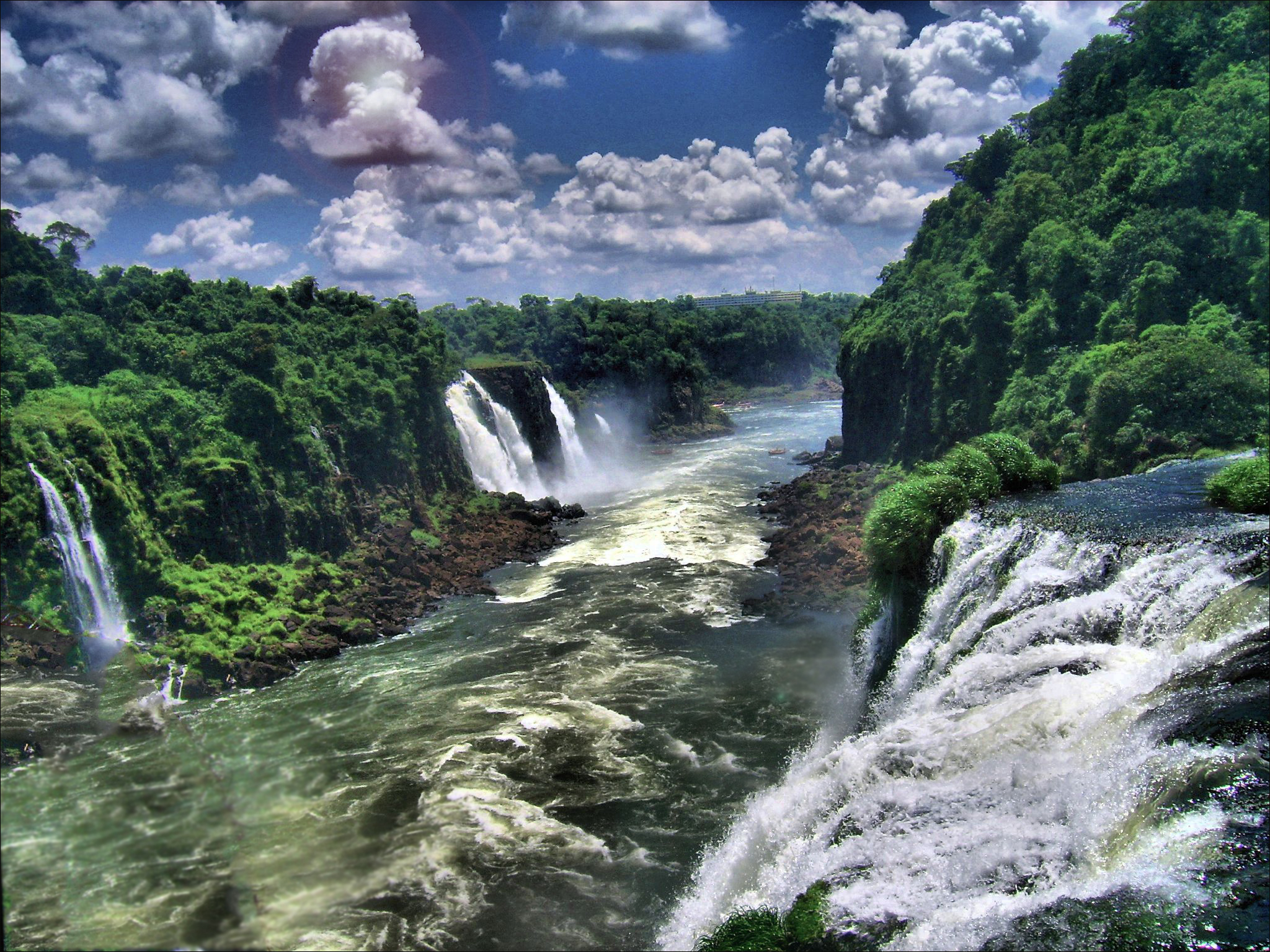 Iguazu Falls HD Wallpaper Background Image 2048x1536