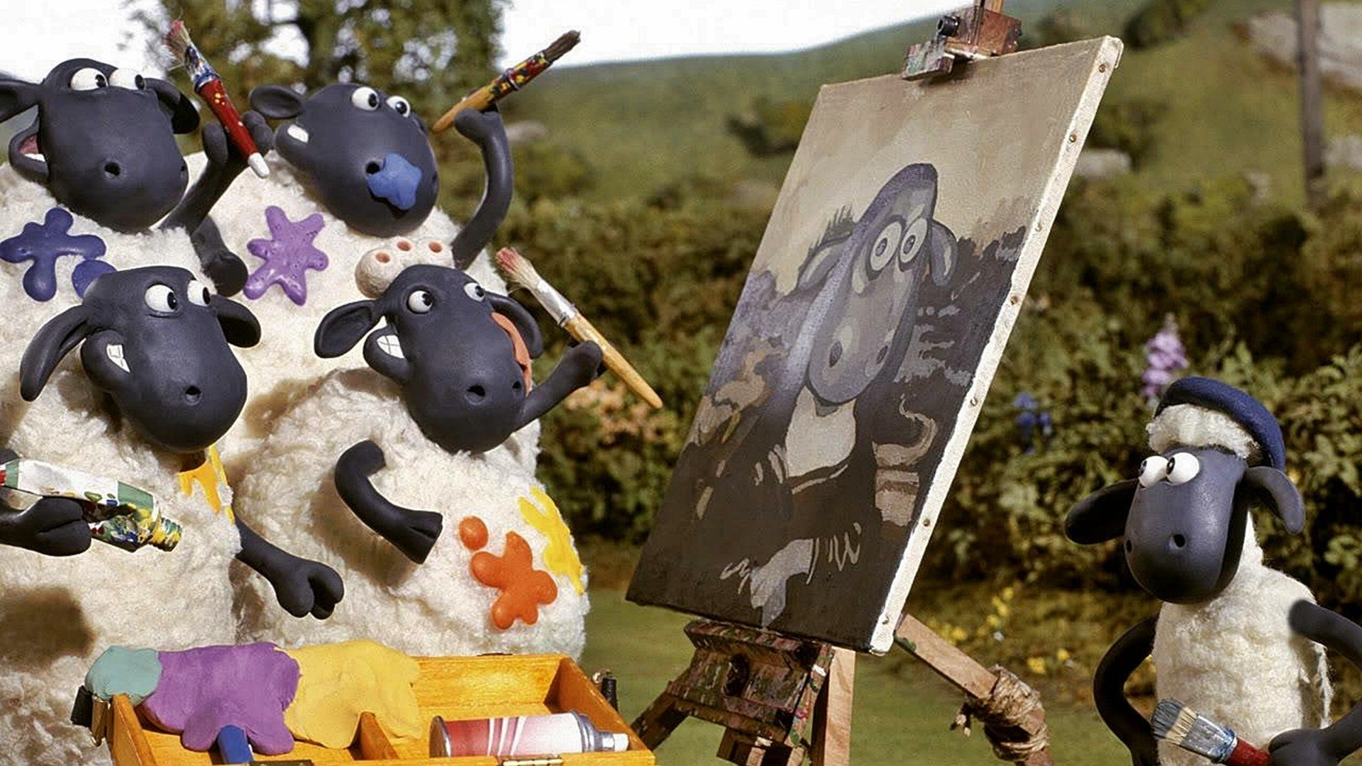 Shaun le mouton, le film Full HD Fond d'écran and ArrièrePlan