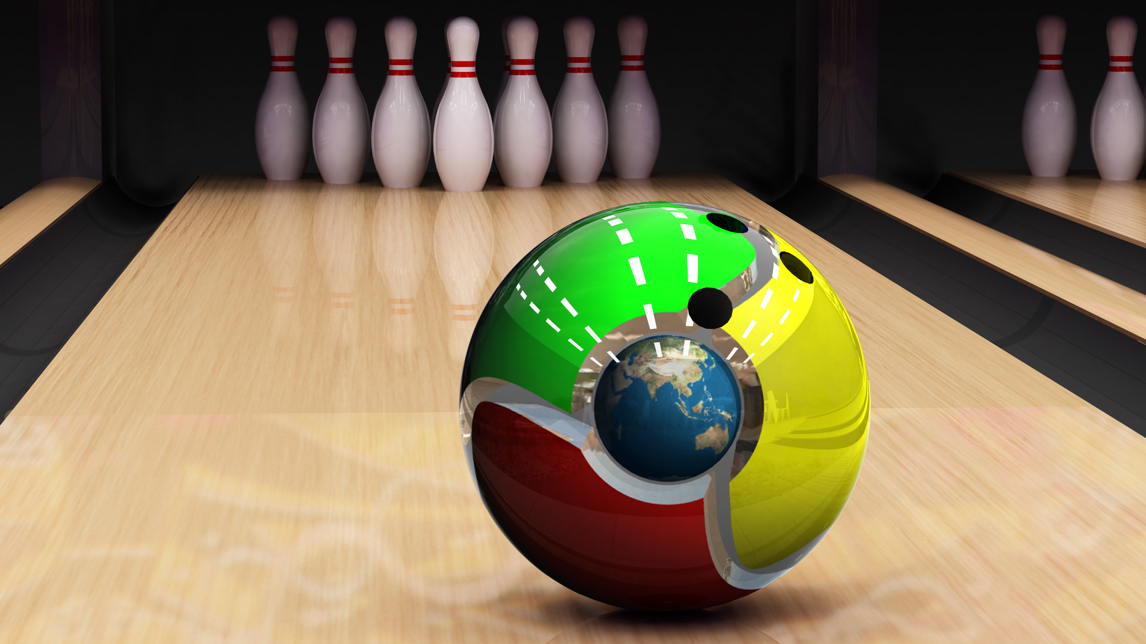 Download Bowling Sports 4k Ultra HD Wallpaper