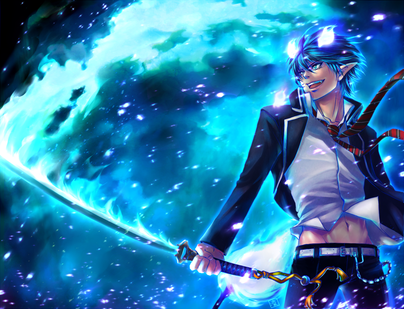 Download Rin Okumura Ao No Exorcist Anime Blue Exorcist Wallpaper by
