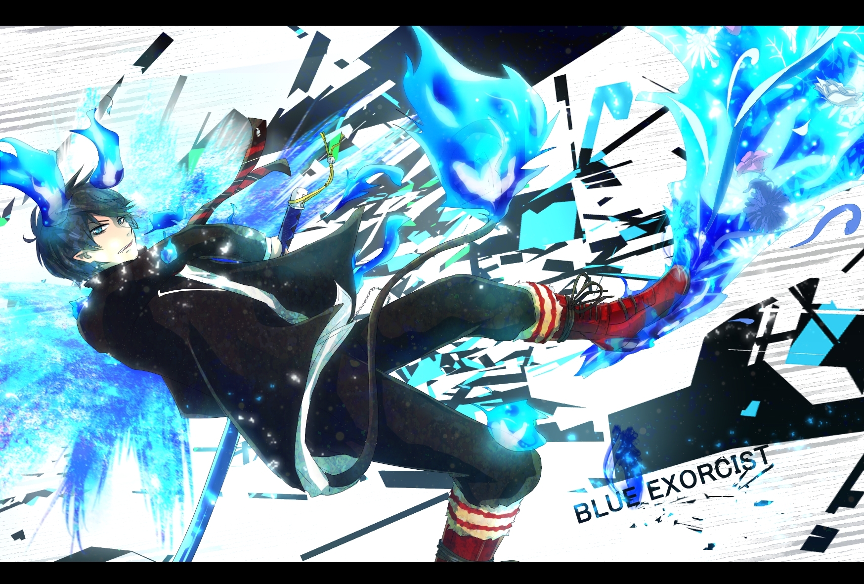 Rin Okumura HD Wallpaper Blue Exorcist Anime