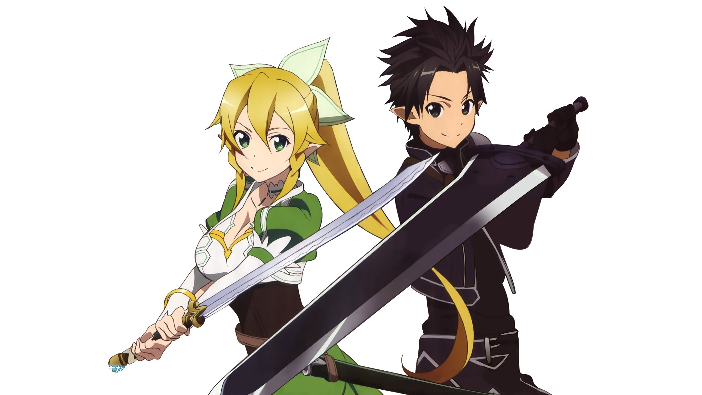 Leafa and Kirito Full HD Wallpaper and Background Image 2277x1281