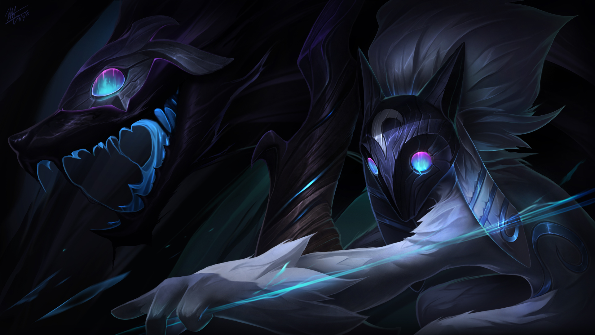 Kindred of Shadow Isles HD Wallpaper by VegaColors